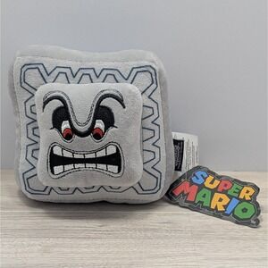 Super Mario Thwomp Mini Plush Built by CultureFly 2021 Nintendo NWT